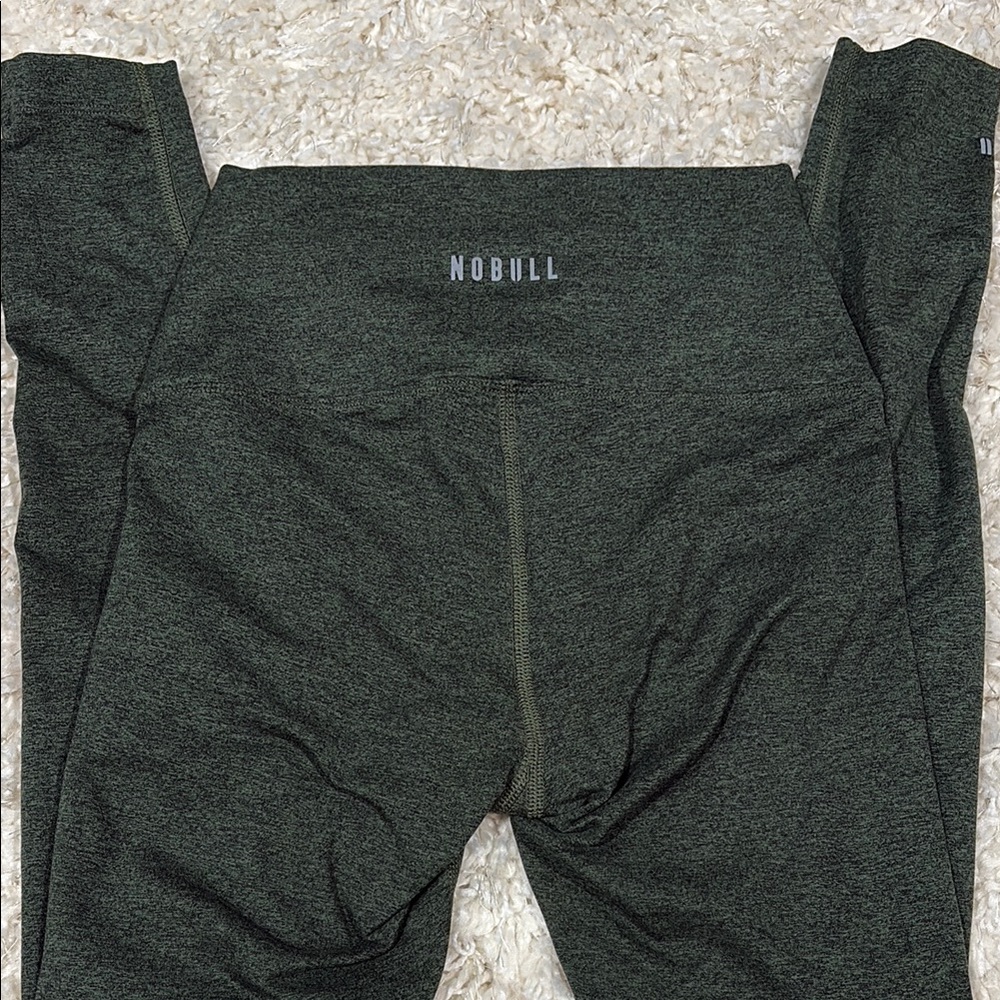NOBULL Dark Heathered Green Leggings